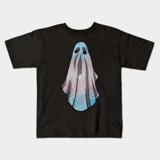 Transgender Pride Flowery Ghost Kids T-Shirt